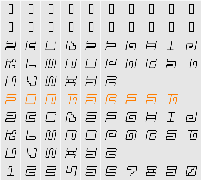 Iron Lounge 2 Character Map