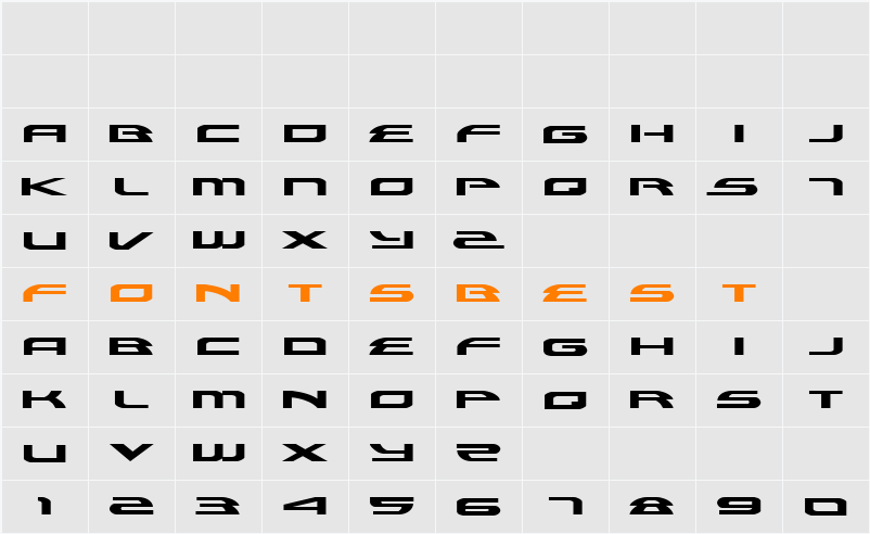 Alexis Expanded Character Map