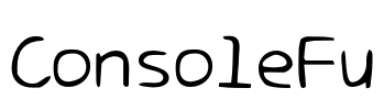 ConsoleFu Font Image