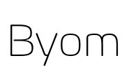 Byom Font Image