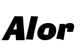 Alor Font Image