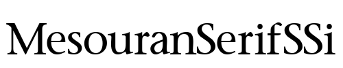 MesouranSerifSSi Font Image