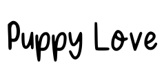 Puppy Love Font Image