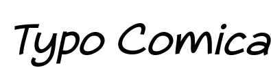 Typo Comica Font Image