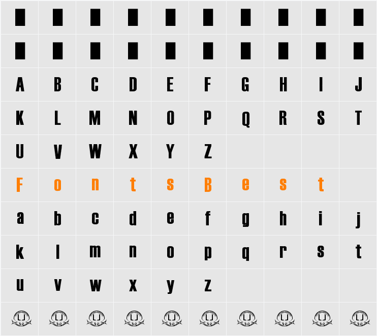 Instinto Character Map