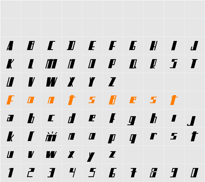 Mikamatic Character Map