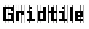 Gridtile Font Image