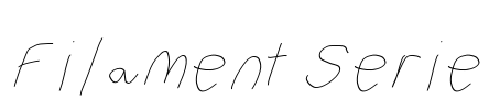 Filament Serie Font Image