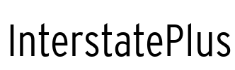 InterstatePlus Font Image