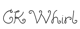 CK Whirl Font Image