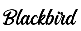 Blackbird Font Image