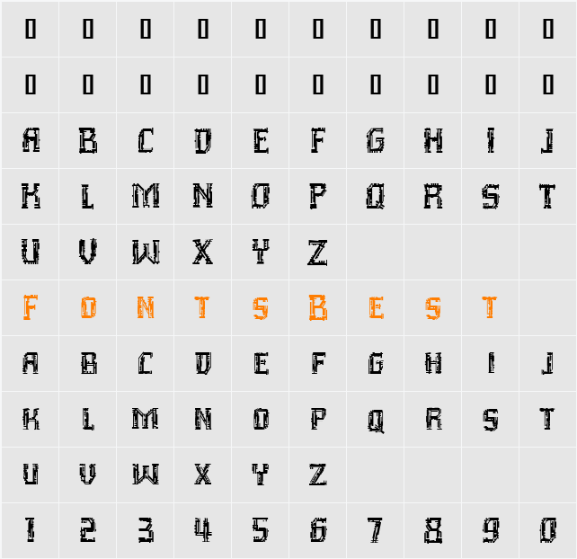 Inhuman BB Character Map