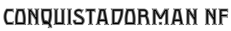 Conquistadorman NF Font Image