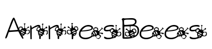 AnniesBees Font Image