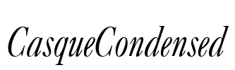 CasqueCondensed Font Image