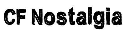 CF Nostalgia Font Image