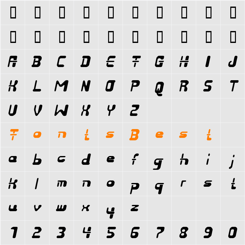 JI-Hopers Character Map