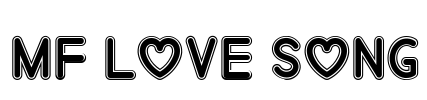 Mf Love Song Font Image