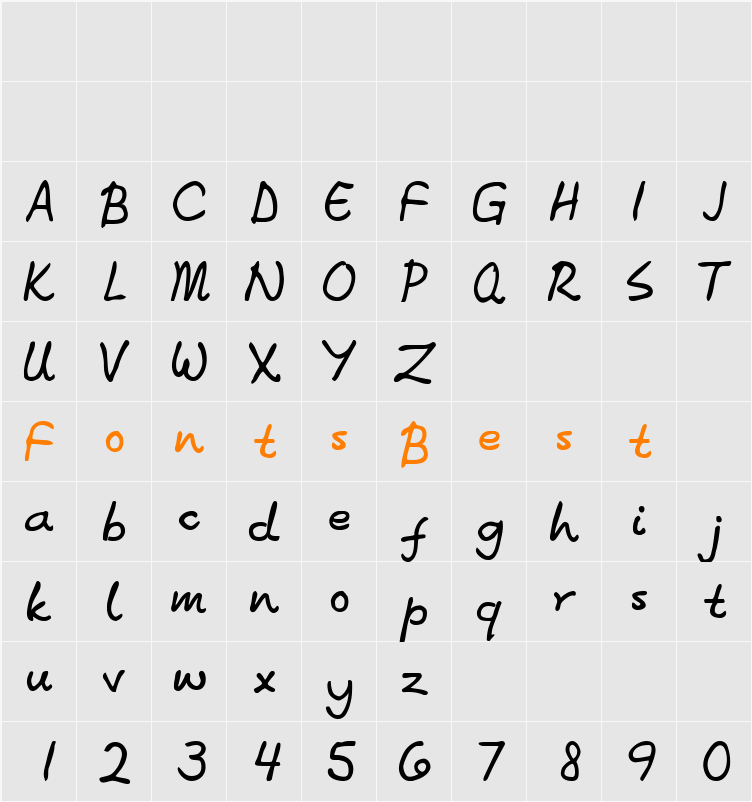 McMuratti Character Map