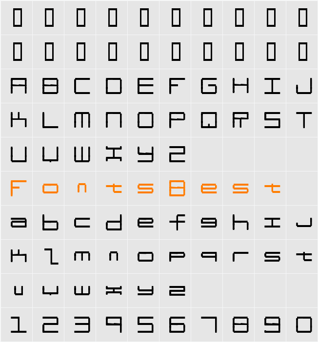 JI-Ethane Character Map