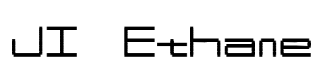 JI-Ethane Font Image