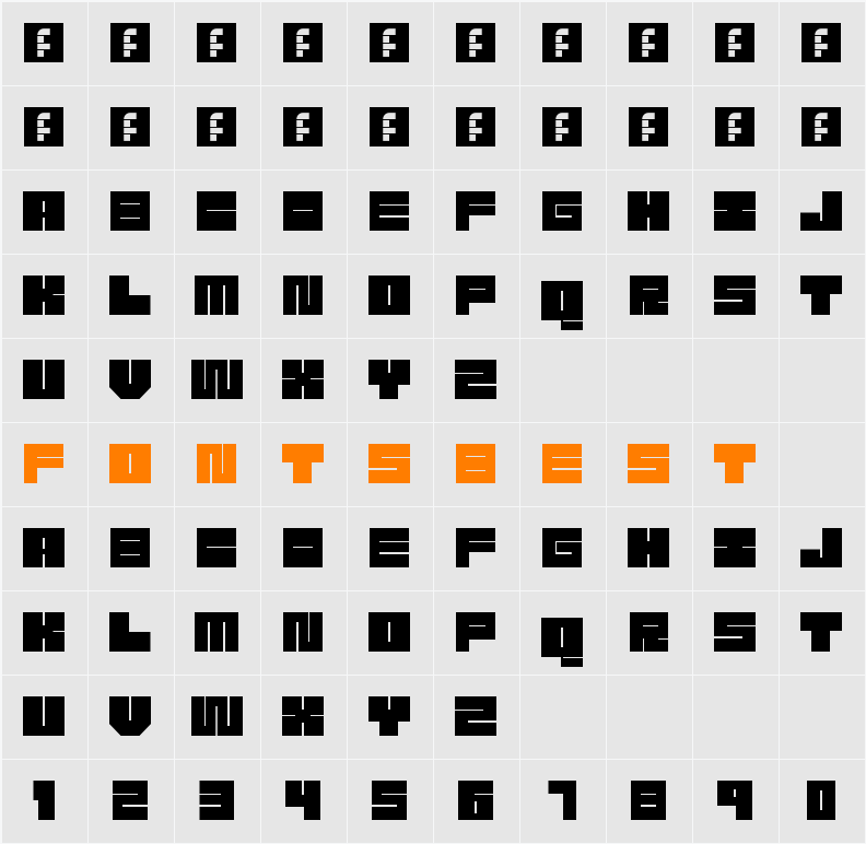 Meek Character Map