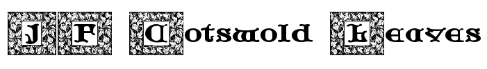 JF Cotswold Leaves Font Image