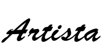 Artista Font Image