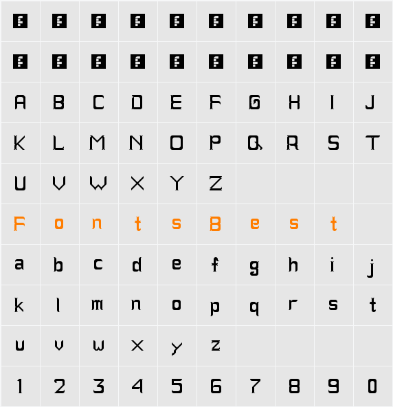 Abase Character Map