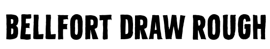 Bellfort Draw Rough Font Image