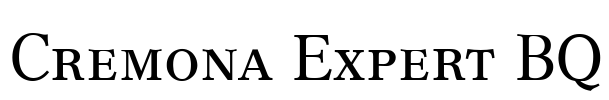 Cremona Expert BQ Font Image