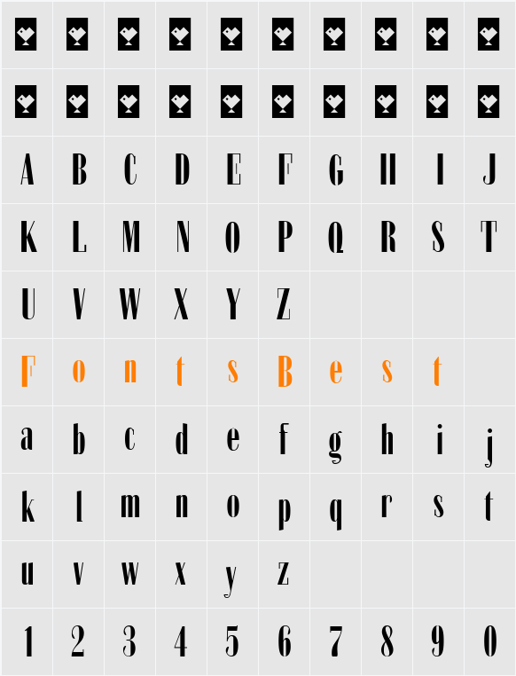 Zabatana Poster Character Map