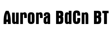 Aurora BdCn BT Font Image