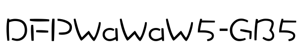 DFPWaWaW5-GB5 Font Image