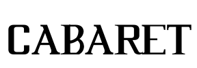 Cabaret Font Image