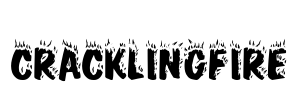 CracklingFire Font Image