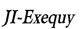 JI-Exequy Font Image