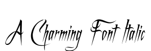 A Charming Font Italic Font Image