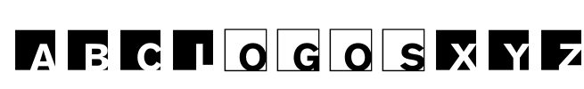 ABCLogosXYZ Font Image