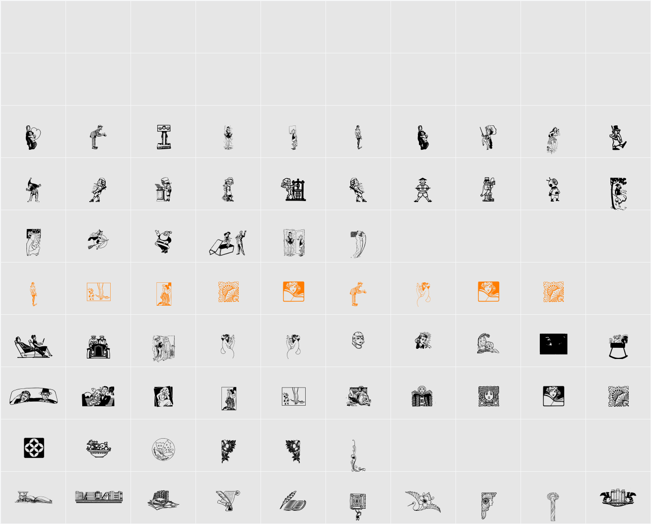 Cornucopia of Dingbats Character Map