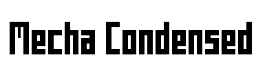 Mecha Condensed Font Image