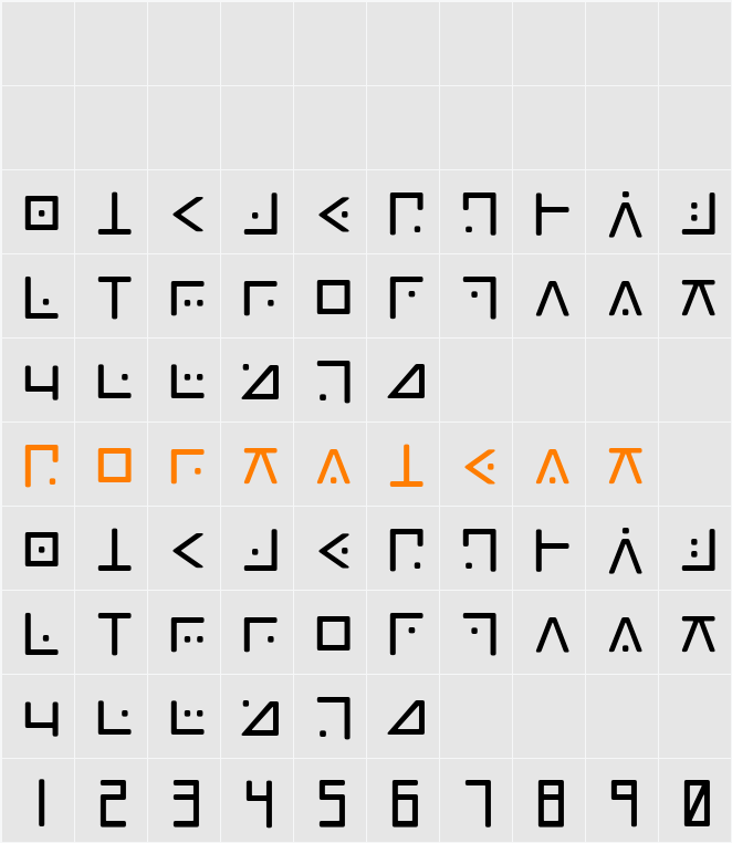 GLT-ごぬんねStroke角丸 600 そこそこふとい Character Map