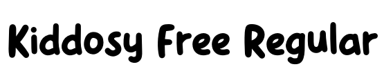 Kiddosy Free Regular Font Image