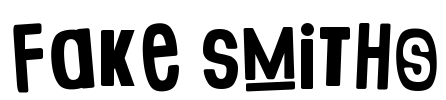 Fake Smiths Font Image