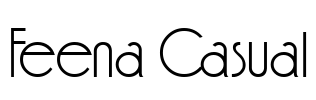 Feena Casual Font Image