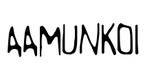 Aamunkoi Font Image