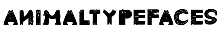 AnimalTypeFaces Font Image