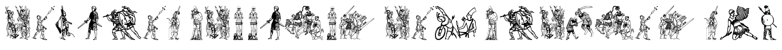 Ancient warriors and weapons tfb Font Image