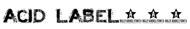 ACID LABEL___ Font Image