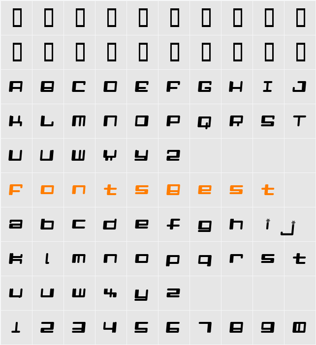 Alpha  Niner i Character Map